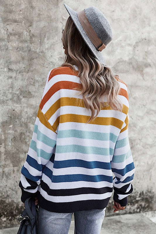 Striped Casual Sweater