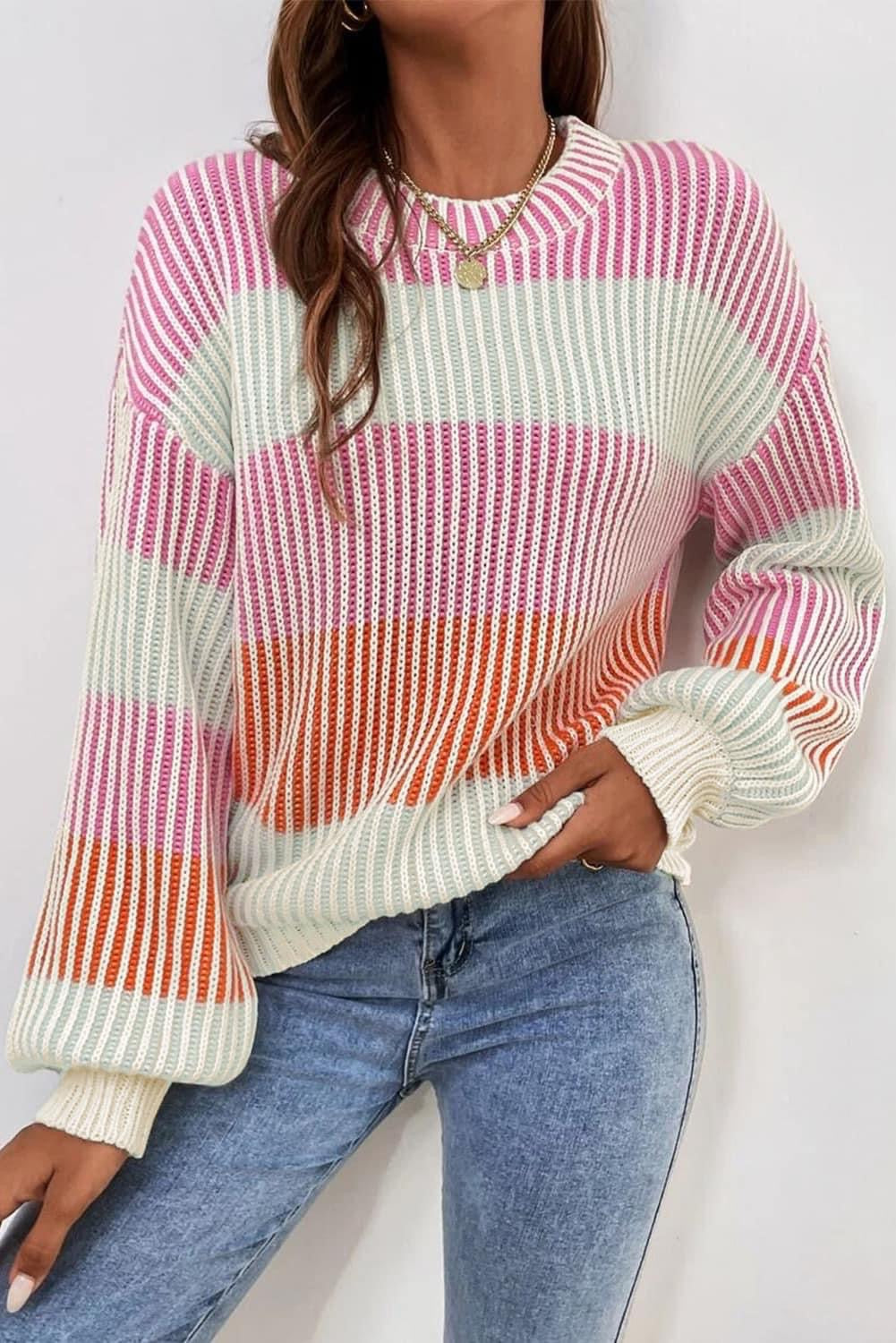 Pre-Order Knit Stripe Sweater