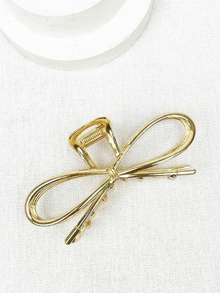 Metal Bow Shape Hair Claw Clips
